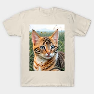 Beautiful Bengal Cat Kitten T-Shirt